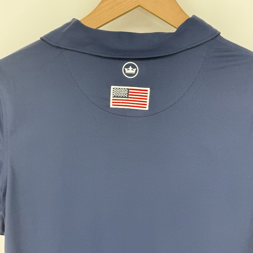 Peter Millar Women’s Navy Blue Performance Polo Shirt Size Small NWT Golf Upf50 - Picture 6 of 8